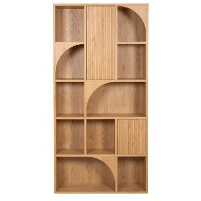 Bibliothèque 10 niches 2 portes