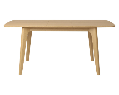 Table repas 140 cm avec allonge intégrée chêne naturel