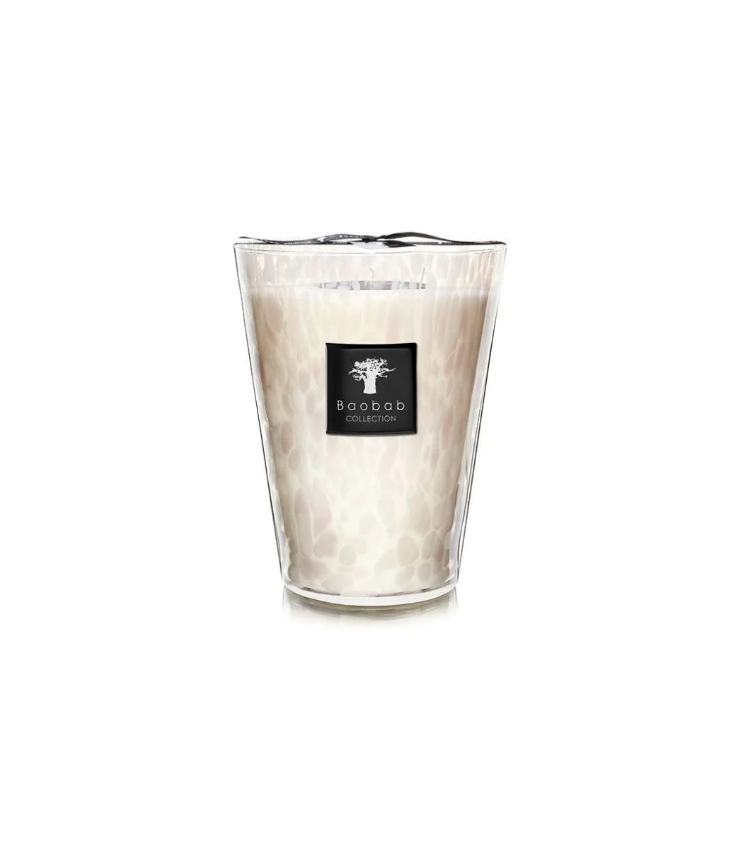 BAOBAB COLLECTION - Bougie Parfumée Pearls White