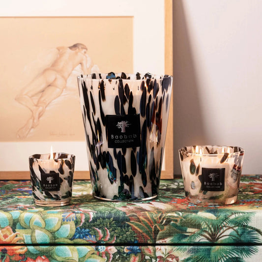 BAOBAB COLLECTION - Bougie Parfumée Pearls Black