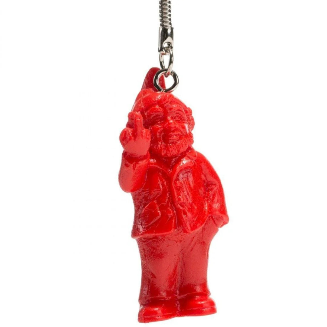 Ottmar Hörl - Porte Clé Sponti to go  - Nain de jardin doigt d'honneur