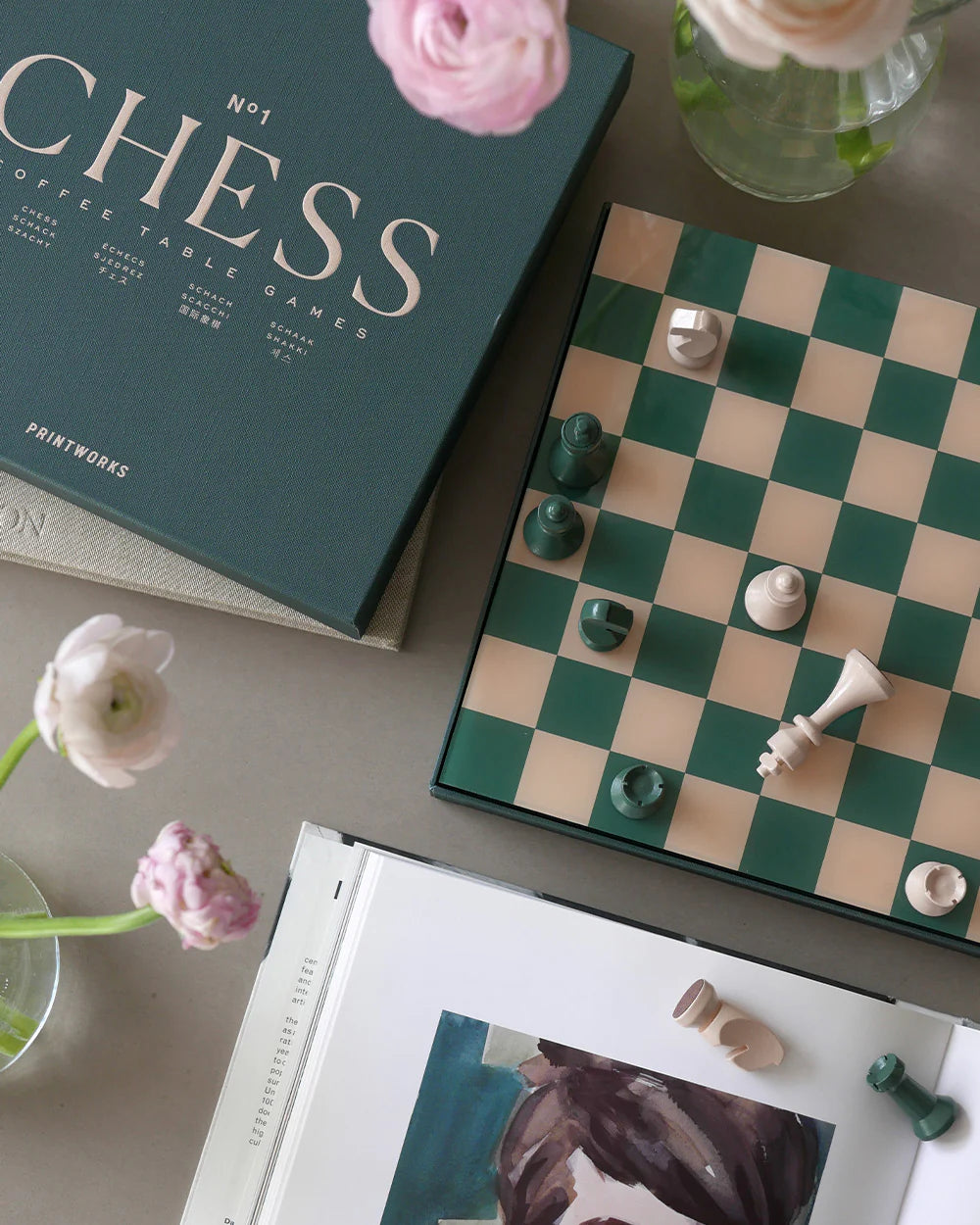 Jeu d'échecs Vert
