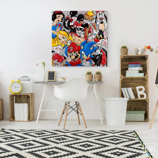 Tableau Big Battle 100 x 100