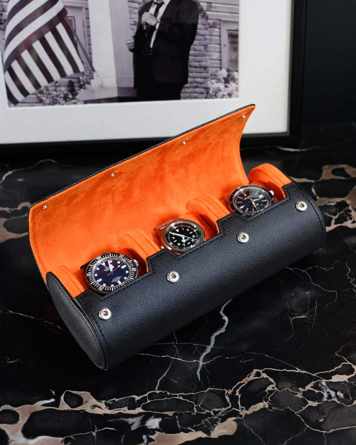 GMT - Boîte à montres de voyage James 3 emplacements