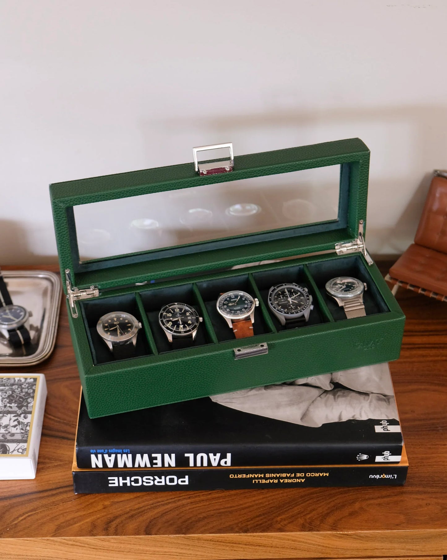 GMT - Boîte à montres Jean 5 emplacements