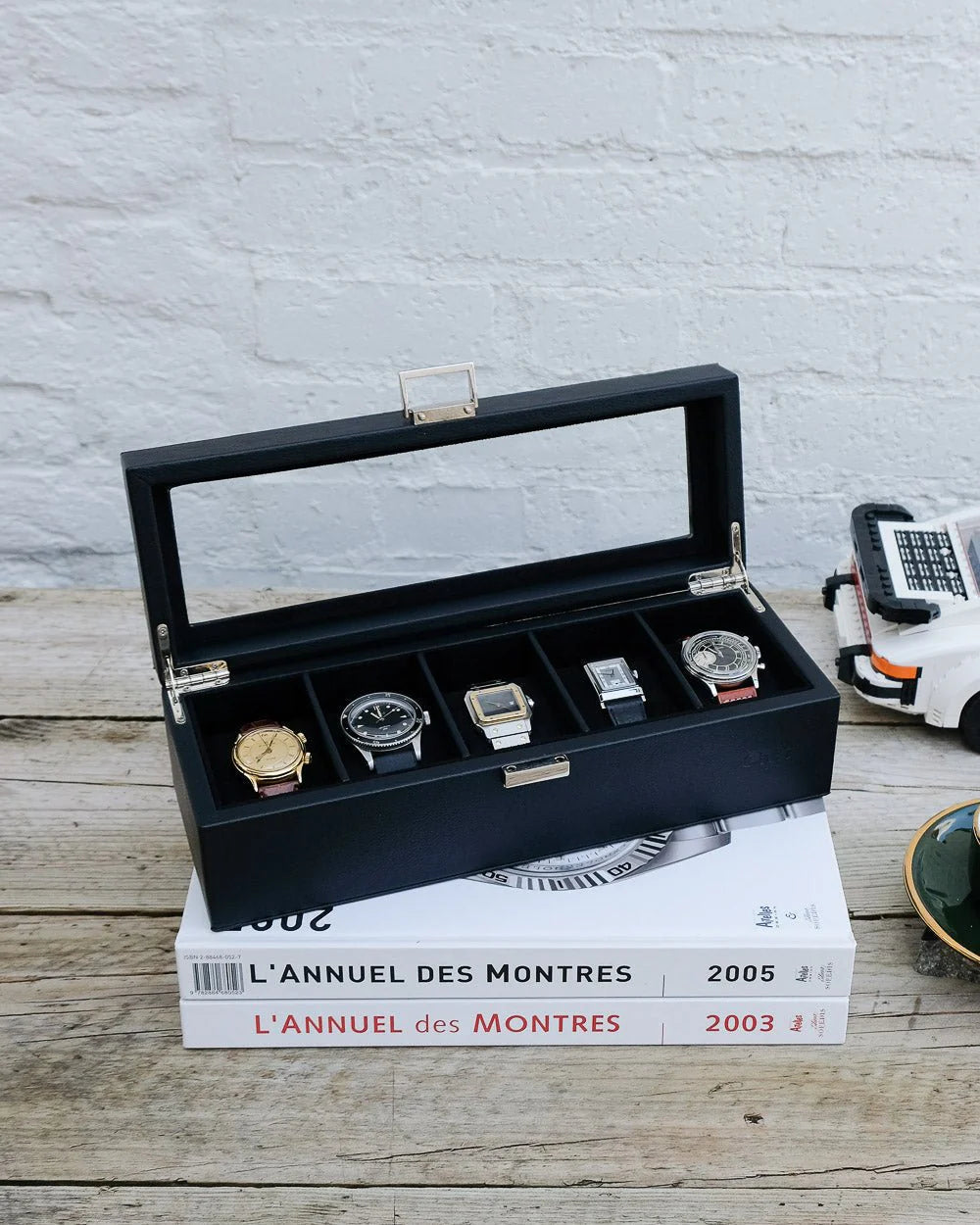 GMT - Boîte à montres Jean 5 emplacements