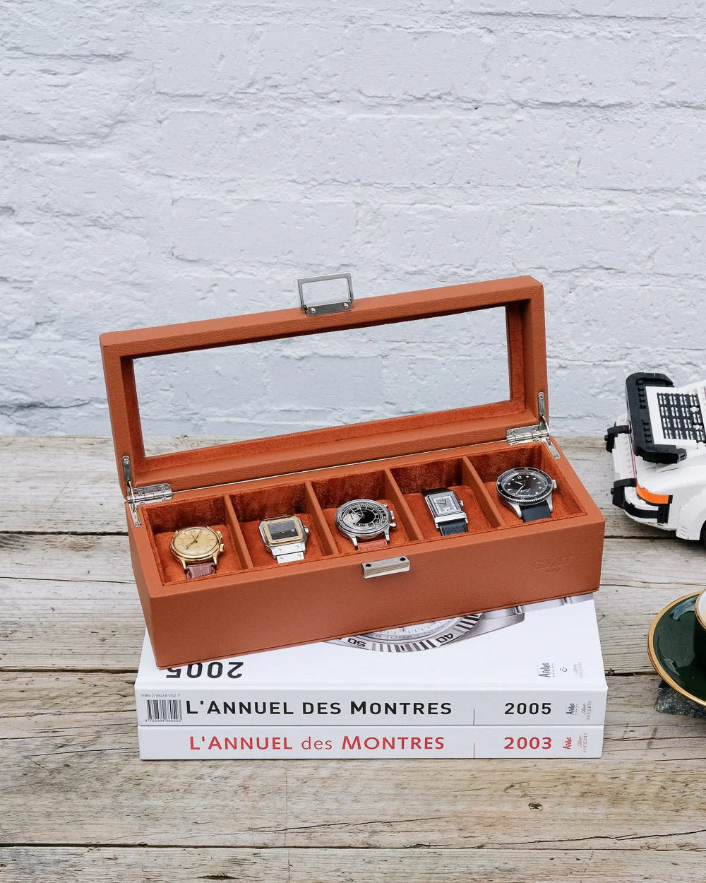 GMT - Boîte à montres Jean 5 emplacements
