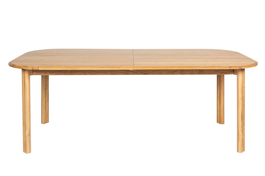 Table repas 200cm avec allonge chêne naturel
