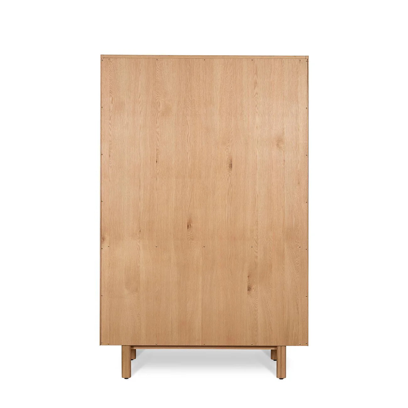 Vitrine 4 portes 2 en verre et 2 en bois