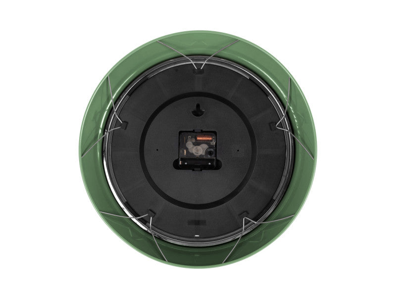 Horloge moderne rétro green