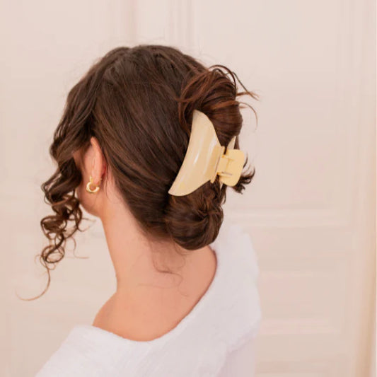 Pince à Cheveux Ivoire