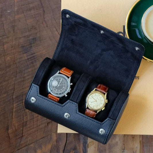 GMT - Boîte à montres de voyage James 2 emplacements
