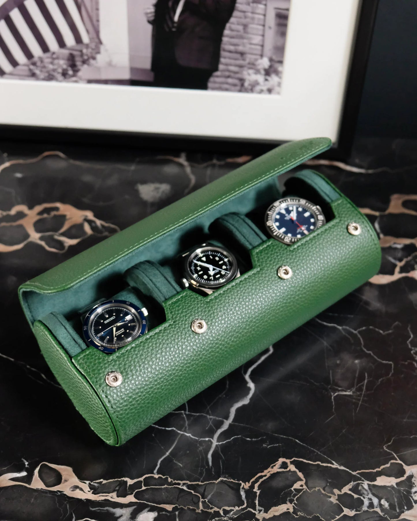 GMT - Boîte à montres de voyage James 3 emplacements