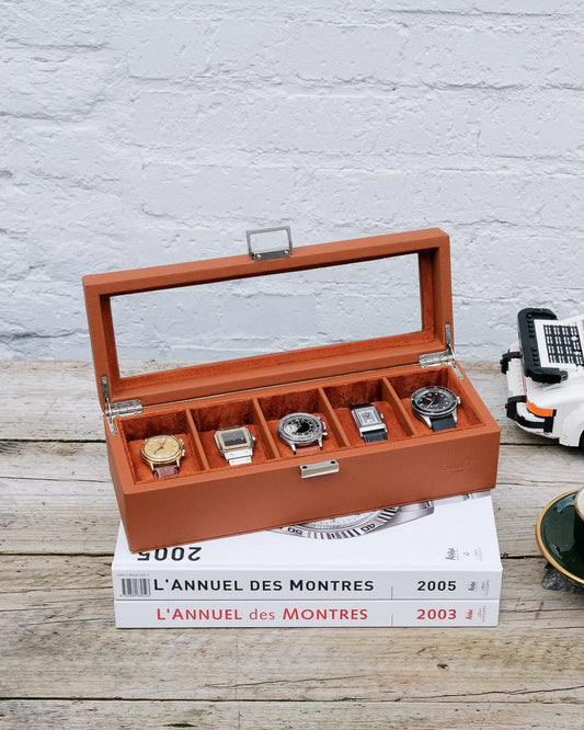 GMT - Boîte à montres Jean 5 emplacements